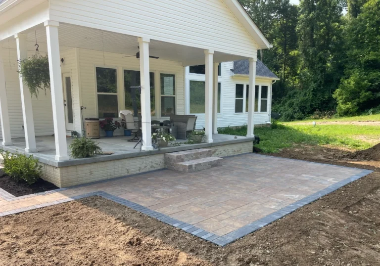 Patio Space Hardscaping Lancaster Landscaping Lawn Care and Snow Removal Services
